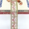 Borda de Renda Bordada com Lantejoulas Estilo Étnico de 4,5 cm de Largura, Gola Bordada com Diamantes em Organza, Bainha de Calça, Barra de Saia Venda por Atacado