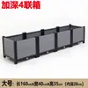 Artefacto para plantar verduras rectangular balcón familiar en azotea maceta grande de plástico maceta para plantar verduras en patio exterior verduras