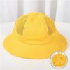 Passeio de Outono para Alunos do Ensino Fundamental, Chapéu Amarelo Especial, Chapéu de Pescador Infantil, Passeio de Primavera Jardim de Infância, Chapéu de Algodão Puro com Logotipo de Design Personalizado