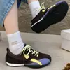 Zapatillas de Entrenamiento Alemanas Retro de Suela Gruesa para Mujer, Novedad Otoño 2026, Zapatillas Casuales Versátiles de Suela Blanda, Zapatos de Tabla con Cordones, Zapatos de Forrest Gump
