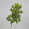 Ramas artificiales de pino y ciprés, agujas de pino, ramas de pino de bienvenida para paisajismo, plantas verdes, ramas de pino Nobili con frutos, ramas de árbol artificiales