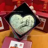Adorno de Oro Puro 999 con Acabado de Lujo, Creativo Diseño de Rosa, Regalo de San Valentín, Artículo de Regalo, Souvenir con Alto Valor Estético