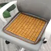 Cojín Transpirable para Asiento de Esterilla Cojín para Silla de Oficina con Computadora Asiento de Coche Verano Bambú Fresco para Mahjong Taburete de Estudiante Cojín Fresco para Asiento
