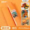 Materiales coloridos para manualidades de flores de papel crepé, papel arrugado engrosado, decoración ambiental de loto verde para jardín de infantes, rojo para estudiantes de primaria