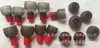 Tapones de Silicona de Colores, ¿De Qué Color Son los Tapones de Silicona?, Tapones de Oído Tipo Bala, Negro Transparente + Rojo