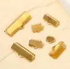 Proceso de chapado en oro de 18k acero inoxidable diseño de sierra personalidad collar pulsera joyería colgante hecho a mano DIY venta al por mayor