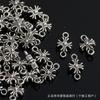 Plata Antigua Plata Brillante Plata Tibetana Toroide Espaciador de Cuentas Rectas DIY Joyería Hecho a Mano Aleación Abalorio Colgante Abalorio Accesorios Lote