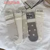 Calcetines Verano Delgados Malla Hueca Absorbentes de Sudor Transpirables Lunares Grandes Gasa Tubo Largo Volante Encaje ins Tendencia