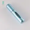 5 8 10 ml Frasco Dispenser de Perfume de Alumínio Anodizado com Enchimento Inferior Mini Portátil Frasco Spray com Bomba Própria de Enchimento Inferior
