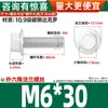 Parafusos Sextavados com Flange Classe 10.9 Pretos Gb5787 Parafusos com Flange e Dentes M6M10-M16