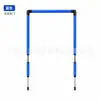 Equipo de entrenamiento de fútbol transfronterizo: obstáculo en forma de arco, arco de fútbol, portería mini montada en el suelo para equipo de entrenamiento de agilidad y tiro