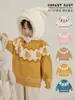 Suéter de Invierno Nuevo 2026 para Niñas Wulibu Estilo Fair Isle Dibujos Animados de Animales Grueso Lindo Suéter Tejido para Niños
