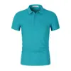 Camisas Polo Masculinas de Primavera e Verão com Logo Estampado, Manga Curta Bordada para Trabalho, Atacado para Grupos Corporativos