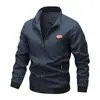 Chaqueta Casual para Hombre de Estilo Nuevo con Cuello Alto, Estilo Papá, Ropa de Abrigo Juvenil, Top Versátil para Hombres de Negocios, Chaqueta Casual Ejecutiva