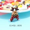 Accesorios de resina navideños para la cabeza de niños, adornos decorativos navideños hechos a mano, accesorios creativos con imán para refrigerador