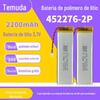 452276 Bateria de Polímero de Lítio 2200mAh 3.7V Dispositivo de Instrumento Dispositivo de Beleza para o Pescoço Faixa de Luz LED Bateria Recarregável