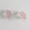 Cristal Rosa Accesorios Doble Punta Simple Todo Combinable Hecho a Mano DIY Pulsera Cuerda Ancha Abalorios Accesorios de Cristal