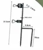 Estacas de acero inoxidable de alta calidad para exteriores, con fuerte resistencia al viento, un diámetro grande, diseño universal y aptitud para varios escenarios. Son gruesos, sólidos, resistentes al desgaste y a la corrosión.