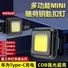 Nueva linterna frontal COB ligera, potente y de alta resistencia, ideal para pesca, ciclismo y exteriores.