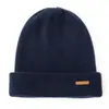 Gorro de Cachemira 100% Cachemira Pura Estilo Nuevo Doble Capa Rayado Gorro para Dedos Protección para Orejas Gorro Cálido Tejido para Hombres y Mujeres
