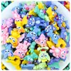 Parche de Accesorios de Resina de Dibujos Animados para Bricolaje, Pegamento en Crema, Paquete de Materiales para Fundas de Teléfono Móvil y Joyería, Pato de Goma Mixto, Pinza para el Cabello Infantil