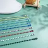 10cm.12cm Llavero de Cuentas Onduladas Colgante para Bolso Colgante de Llave Hecho a Mano DIY Cadena para Llaves Accesorios de Joyería Listos para la Venta