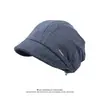 Gorro fino de primavera y otoño para mujer, gorra versátil de ala corta retro, elegante y chic, con diseño de cordón para un look casual