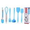 Utensílios de cozinha de silicone para cozinhar e assar, suplemento alimentar infantil, pequena panela de leite, colher de sopa, mini pá densa, pincel de óleo