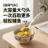 Cuchara infantil de titanio puro, cuchara especial para comida de bebé, juego portátil de utensilios para comer para bebés, cuchara redondeada para entrenamiento de autoalimentación