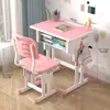 Juego de Mesa y Silla de Estudio para Niños Escritorio Escritorio para Escribir en Casa Apartamento Pequeño Estudiantes de Primaria y Secundaria Pueden Levantar el Escritorio para Tareas