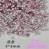 K9 Imitación Huazi 1:1 Rojo Rosado Bordes Invertidos Fondo Plano Diamante Forma Especial Anticaída Lujo Ligero DIY Joyería de Diamante Corazón Brillante Diamond para Uñas