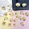 Mini Árbol Accesorios de Resina Brillante Árbol DIY Pegamento de Crema Funda para Teléfono Móvil con Pendientes Uñas Peineta