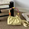 Outono 2026 Nova Bolsa Transversal de Celular de Luxo Nicho Feminina com Alça Larga de Ombro Bolsa Saco de Lona Bolsa Feminina Atacado