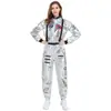 Disfraz de Astronauta Espacial de Halloween Piloto Espacial Vagando por la Tierra Personaje CoS Traje de Aviador Ropa de Astronauta