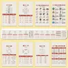 36 Pegatinas de Relaciones Zodiacales, Relaciones de los Diez Dioses y los Cuatro Pilares, Sabiduría Tradicional China, Conocimiento del I Ching, Cultura Tradicional y Ciencia Popular