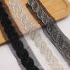 Malla de Hojas Transfronteriza Encaje de Abalorios Industria Pesada Hecho a Mano DIY Pequeño Aroma Accesorios para Cuello Puño de Ropa Exterior Accesorios