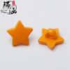 Botão de pintura de cor de estrela de cinco pontas Camisa de camisola infantil Botão 15mm Estrela dos desenhos animados DIY Botão decorativo