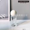 Frasco Refil de Perfume com Tampa de Madeira de Rosca em Estoque Spray Pressão Frasco Vazio de Vidro Tampa Bola Redonda Portátil Frasco de Reposição 20ml