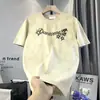 Nueva Camiseta de Manga Corta para Hombre de Verano, Cuello Redondo, Camiseta Sencilla Estampada, Holgada, Moderna, Versátil, Top Casual