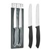 Cuchillo de carne de acero inoxidable de fábrica, 2 piezas, apto para vajilla occidental, cuchillo de carne de acero inoxidable, cuchillo de sierra, cuchillo de carne al por mayor