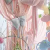 Nudo de Moño Dopamina Estilo Coreano Fondo de Foto para Fiesta de Cumpleaños Dopamina Propuesta de Compromiso de Influencer Registro en Tienda