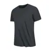 Nueva Camiseta de Hielo de Manga Corta para Hombre con Cuello Redondo para Verano, Top Deportivo y Casual para Correr para Hombre, Top Ligero y Transpirable para Hombre