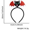 Diadema Divertida de Dibujos Animados para Halloween Accesorios para el Cabello Decoraciones para Fiesta Temática del Festival de Fantasmas Diadema de Murciélago Araña Hebilla para la Cabeza
