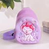 Nueva Bolsa de Pecho para Niños Bolsa 3D Tridimensional de Cáscara de Huevo Bolsa Cruzada de Moda de Dibujos Animados Bolso de Hombro Casual Bolso Bandolera Pequeño Moderno Genial
