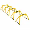 Rack de entrenamiento combinado de doble propósito, anillos hexagonales de agilidad intercambiables, obstáculos de entrenamiento de agilidad física para fútbol
