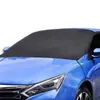 Funda de nieve para coche de venta caliente transfronteriza con tela plateada recubierta, adsorción magnética, bolsa de almacenamiento con cinturón de nieve, a prueba de nieve, impermeable, crema solar