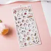 2026 Pegatinas Sólidas para Niños Pegatinas 3D en Relieve Pegatinas de Piedras Preciosas de Cristal Pegatinas Lindas para Decoración de Teléfono Móvil Patrones de Dibujos Animados