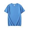 Million Storage Spot Algodão Penteado Gola Redonda Masculino e Feminino Cor Sólida Manga Curta Camiseta Lote Mesh Algodão Puro Manga Curta Camiseta Básica Top