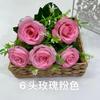 Flores Artificiais Rosas Decoração de Casa Projeto de Evento Cenário de Exibição Layout de Cena Materiais para Arranjo de Flores de Casamento Fabricante Atacado
