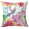 Fronha de Almofada com Estampa de Flores, Pássaros e Plantações de Primavera Transfronteiriça Capa de Almofada para Sofá e Casa Amazon